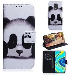 Sleeping Panda PU Leather Wallet Case for Xiaomi Redmi Note 9s / Note9 Pro / Note 9 Pro Max
