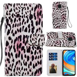 Leopard Smooth Leather Phone Wallet Case for Xiaomi Redmi Note 9s / Note9 Pro / Note 9 Pro Max