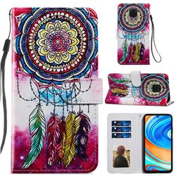 Dreamcatcher Smooth Leather Phone Wallet Case for Xiaomi Redmi Note 9s / Note9 Pro / Note 9 Pro Max