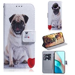 Pug Dog PU Leather Wallet Case for Xiaomi Redmi Note 9T
