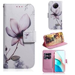 Magnolia Flower PU Leather Wallet Case for Xiaomi Redmi Note 9T