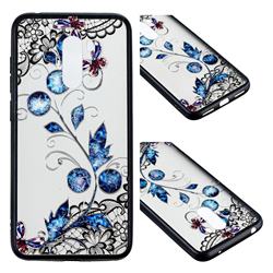 Butterfly Lace Diamond Flower Soft TPU Back Cover for Mi Xiaomi Pocophone F1