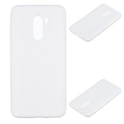 Candy Soft Silicone Protective Phone Case for Mi Xiaomi Pocophone F1 - White