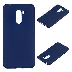 Candy Soft Silicone Protective Phone Case for Mi Xiaomi Pocophone F1 - Dark Blue