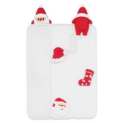White Santa Claus Christmas Xmax Soft 3D Silicone Case for Mi Xiaomi Pocophone F1