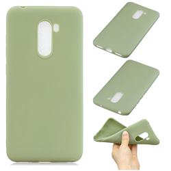 Candy Soft Silicone Phone Case for Mi Xiaomi Pocophone F1 - Pea Green