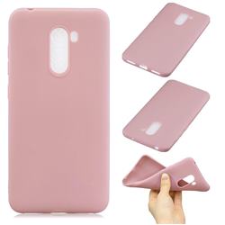 Candy Soft Silicone Phone Case for Mi Xiaomi Pocophone F1 - Lotus Pink