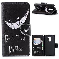 Crooked Grin Leather Wallet Case for Mi Xiaomi Pocophone F1