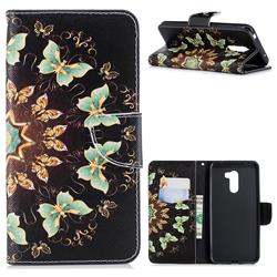 Circle Butterflies Leather Wallet Case for Mi Xiaomi Pocophone F1