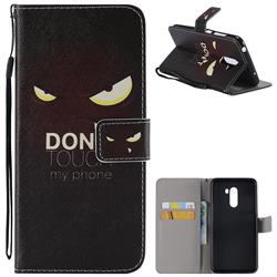 Angry Eyes PU Leather Wallet Case for Mi Xiaomi Pocophone F1
