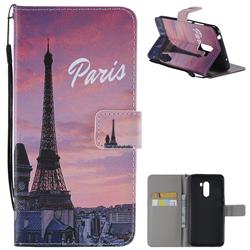 Paris Eiffel Tower PU Leather Wallet Case for Mi Xiaomi Pocophone F1