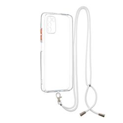 Necklace Cross-body Lanyard Strap Cord Phone Case Cover for Mi Xiaomi Poco M3 - Transparent
