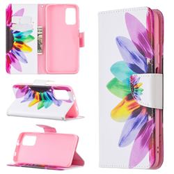 Seven-color Flowers Leather Wallet Case for Mi Xiaomi Poco M3