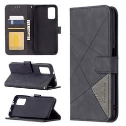 Binfen Color BF05 Prismatic Slim Wallet Flip Cover for Mi Xiaomi Poco M3 - Black