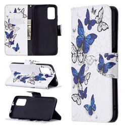 Flying Butterflies Leather Wallet Case for Mi Xiaomi Poco M3