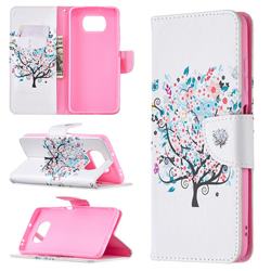 Colorful Tree Leather Wallet Case for Mi Xiaomi Poco X3 NFC