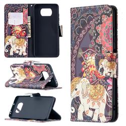 Totem Flower Elephant Leather Wallet Case for Mi Xiaomi Poco X3 NFC
