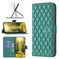 Binfen Color BF-14 Fragrance Protective Wallet Flip Cover for Xiaomi Redmi 10 5G - Green