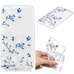 Magnolia Flower Clear Varnish Soft Phone Back Cover for Xiaomi Redmi 4A