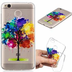 Oil Painting Tree Clear Varnish Soft Phone Back Cover for Xiaomi Redmi 4 (4X)