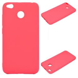 Candy Soft Silicone Protective Phone Case for Xiaomi Redmi 4 (4X) - Red