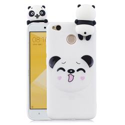 Smiley Panda Soft 3D Climbing Doll Soft Case for Xiaomi Redmi 4 (4X)