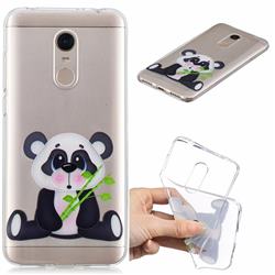 Bamboo Panda Clear Varnish Soft Phone Back Cover for Mi Xiaomi Redmi 5