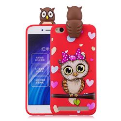 Bow Owl Soft 3D Climbing Doll Soft Case for Xiaomi Redmi 5A
