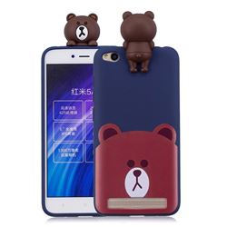 Cute Bear Soft 3D Climbing Doll Soft Case for Xiaomi Redmi 5A
