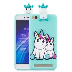 Couple Unicorn Soft 3D Climbing Doll Soft Case for Xiaomi Redmi 5A