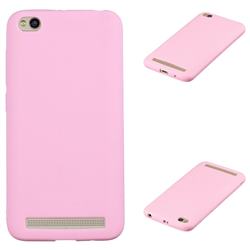 Candy Soft Silicone Protective Phone Case for Xiaomi Redmi 5A - Dark Pink