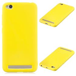 Candy Soft Silicone Protective Phone Case for Xiaomi Redmi 5A - Yellow