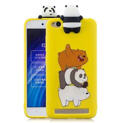 Striped Bear Soft 3D Climbing Doll Soft Case for Xiaomi Redmi 5A