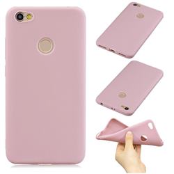 Candy Soft Silicone Phone Case for Xiaomi Redmi 5A - Lotus Pink