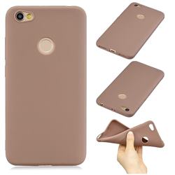 Candy Soft Silicone Phone Case for Xiaomi Redmi 5A - Coffee