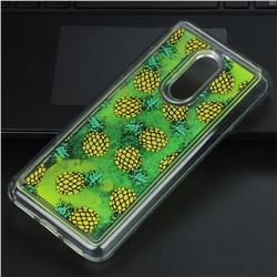 Pineapple Glassy Glitter Quicksand Dynamic Liquid Soft Phone Case for Mi Xiaomi Redmi 5 Plus