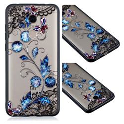 Butterfly Lace Diamond Flower Soft TPU Back Cover for Mi Xiaomi Redmi 5 Plus