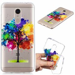 Oil Painting Tree Clear Varnish Soft Phone Back Cover for Mi Xiaomi Redmi 5 Plus