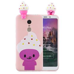 Ice Cream Man Soft 3D Climbing Doll Soft Case for Mi Xiaomi Redmi 5 Plus