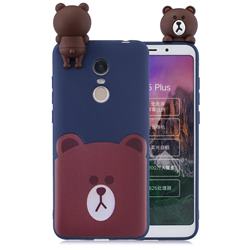 Cute Bear Soft 3D Climbing Doll Soft Case for Mi Xiaomi Redmi 5 Plus