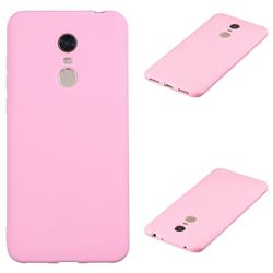 Candy Soft Silicone Protective Phone Case for Mi Xiaomi Redmi 5 Plus - Dark Pink