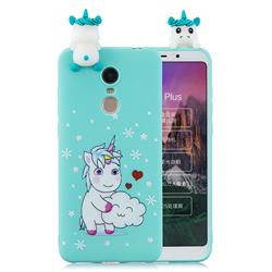 Heart Unicorn Soft 3D Climbing Doll Soft Case for Mi Xiaomi Redmi 5 Plus