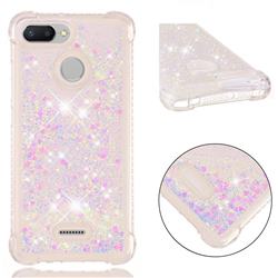 Dynamic Liquid Glitter Sand Quicksand Star TPU Case for Mi Xiaomi Redmi 6 - Pink