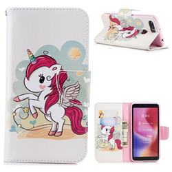 Cloud Star Unicorn Leather Wallet Case for Mi Xiaomi Redmi 6