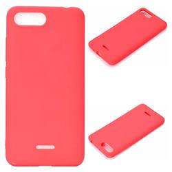 Candy Soft Silicone Protective Phone Case for Mi Xiaomi Redmi 6A - Red