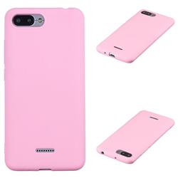 Candy Soft Silicone Protective Phone Case for Mi Xiaomi Redmi 6A - Dark Pink