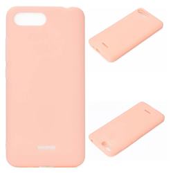 Candy Soft Silicone Protective Phone Case for Mi Xiaomi Redmi 6A - Light Pink