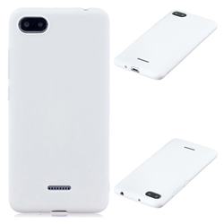 Candy Soft Silicone Protective Phone Case for Mi Xiaomi Redmi 6A - White