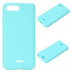 Candy Soft Silicone Protective Phone Case for Mi Xiaomi Redmi 6A - Light Blue