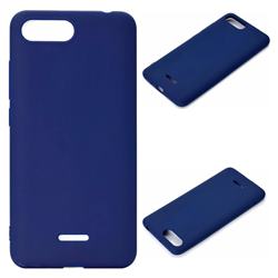 Candy Soft Silicone Protective Phone Case for Mi Xiaomi Redmi 6A - Dark Blue
